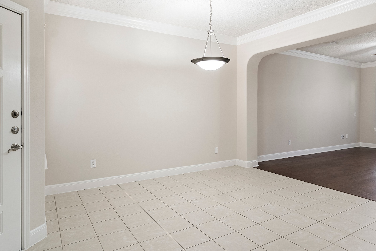Foyer with Pendant Lighting