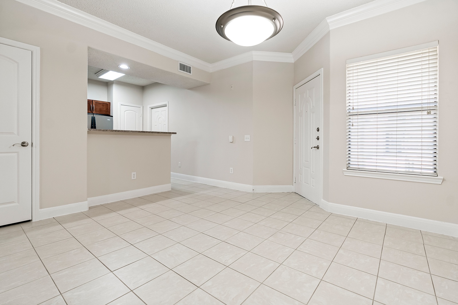 Dining Area with Tile Flooring Throughout