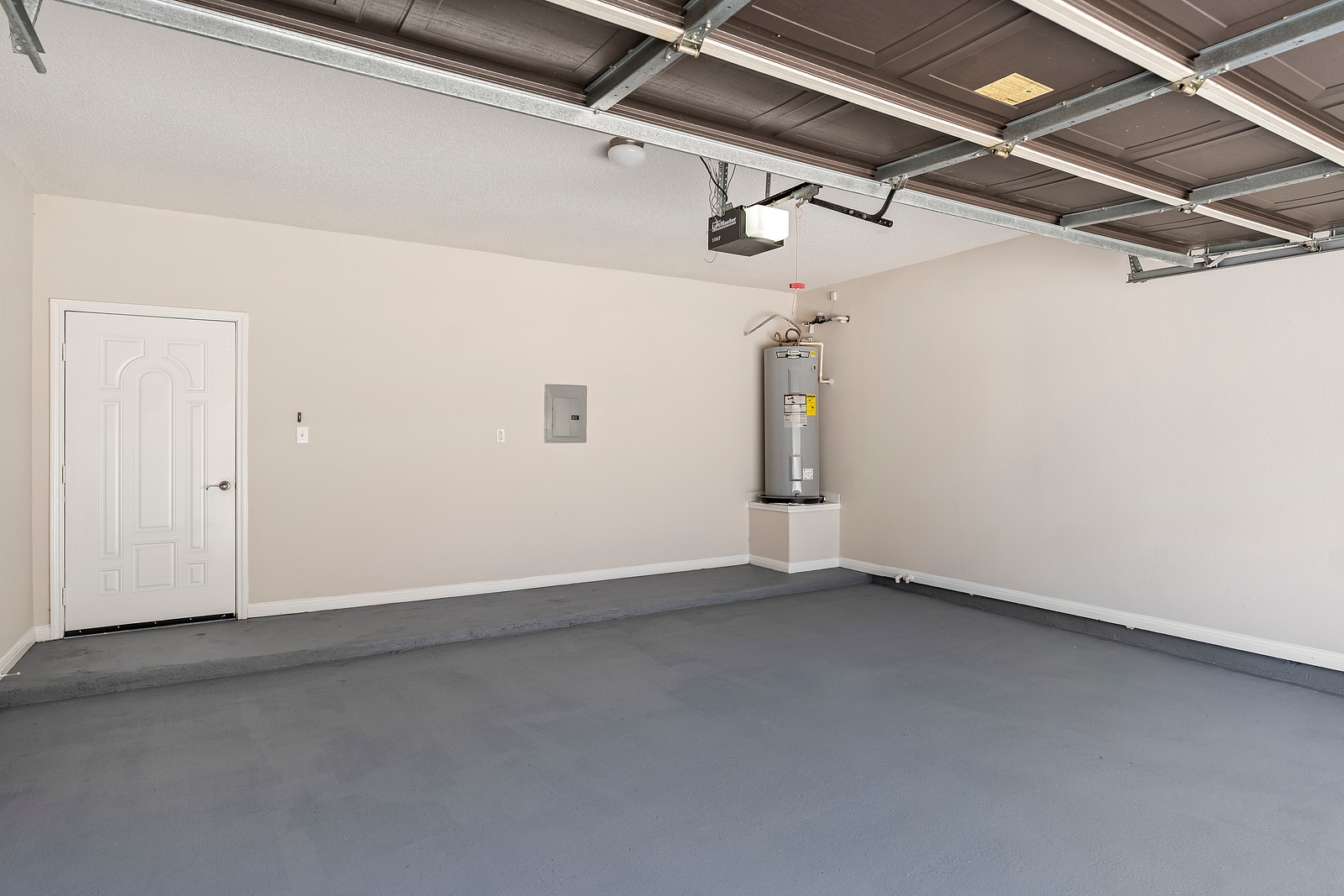 Two-Car Garage with Epoxy Flooring
