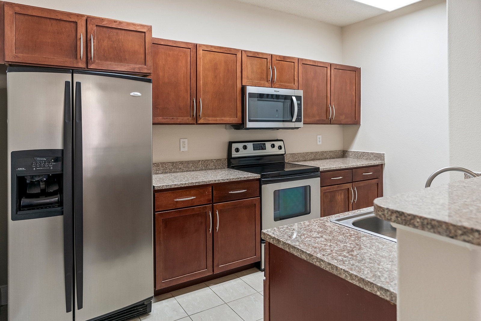 Modern Kitchen with Stainless Steel Appliances