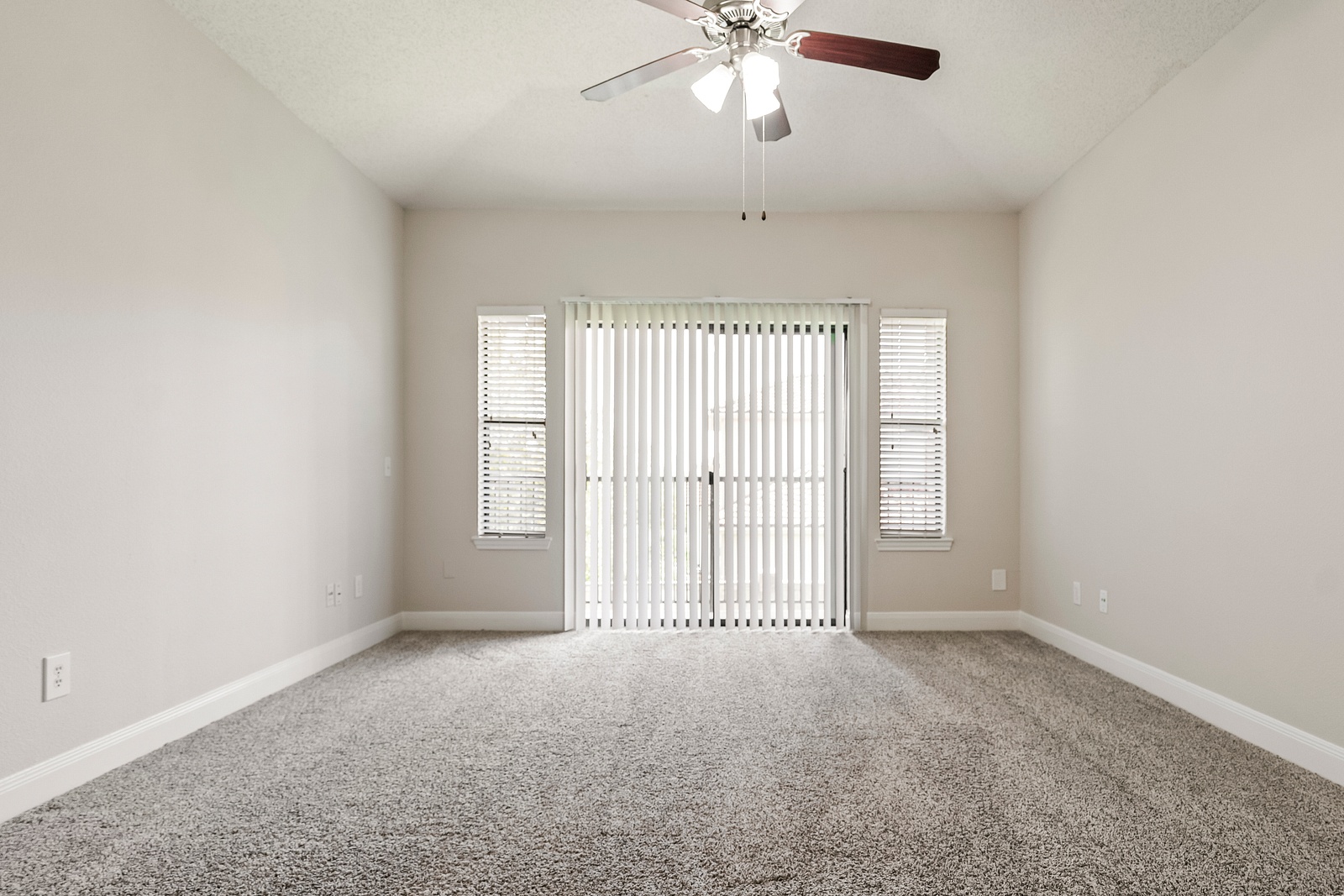 Bedroom with Sliding Glass Doors