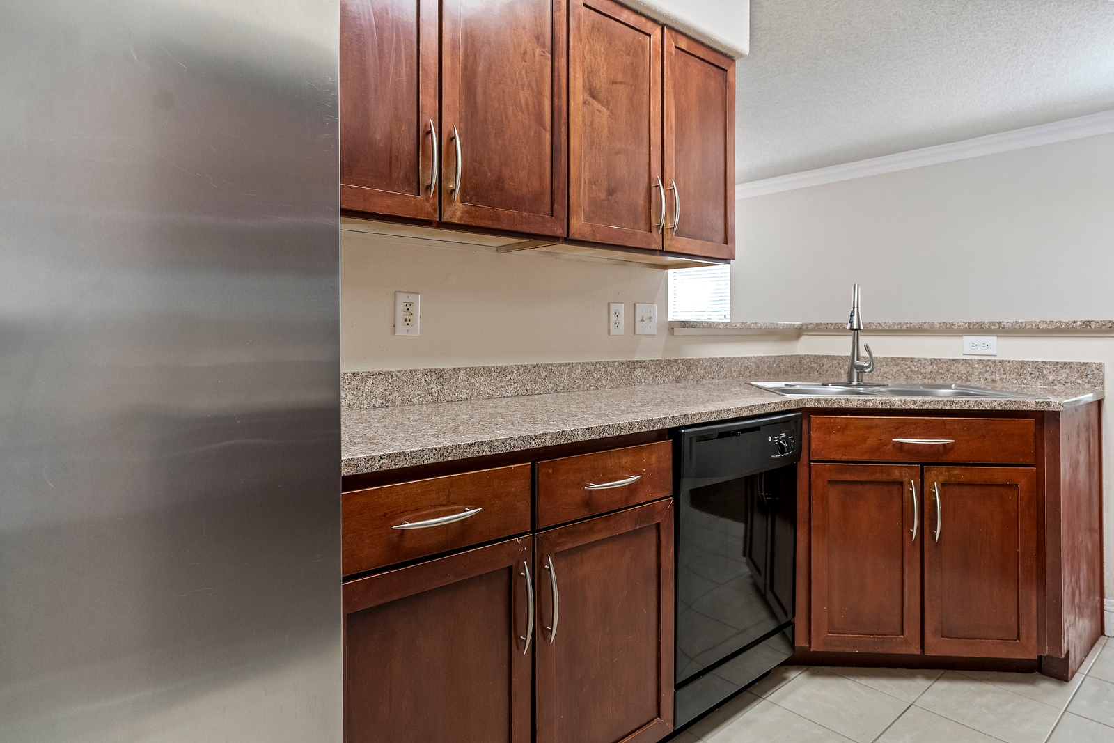 Fully Equipped Kitchen with Granite Countertops