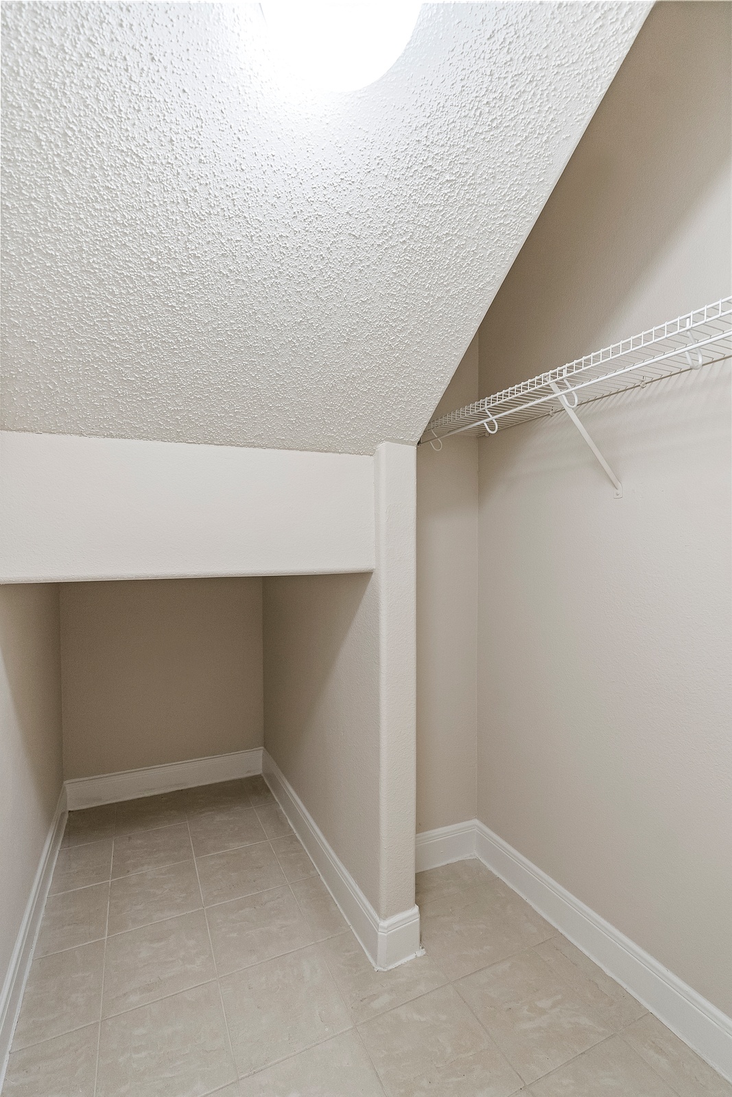 Storage Closet with Wire Shelving