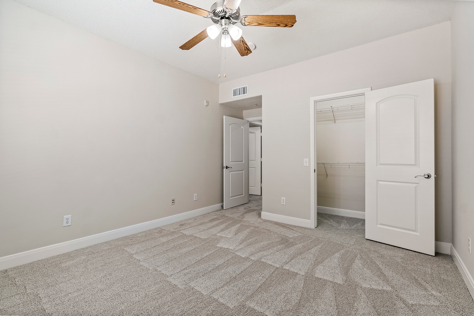 Bedroom with Spacious Walk-In Closet