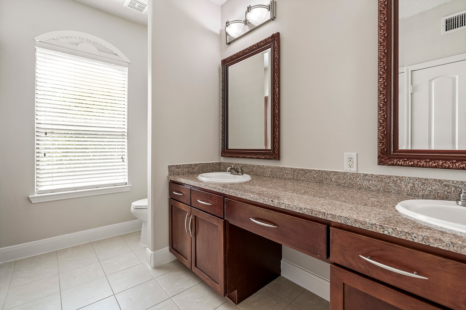 Elegant Bathroom with Dual Vanity Sinks