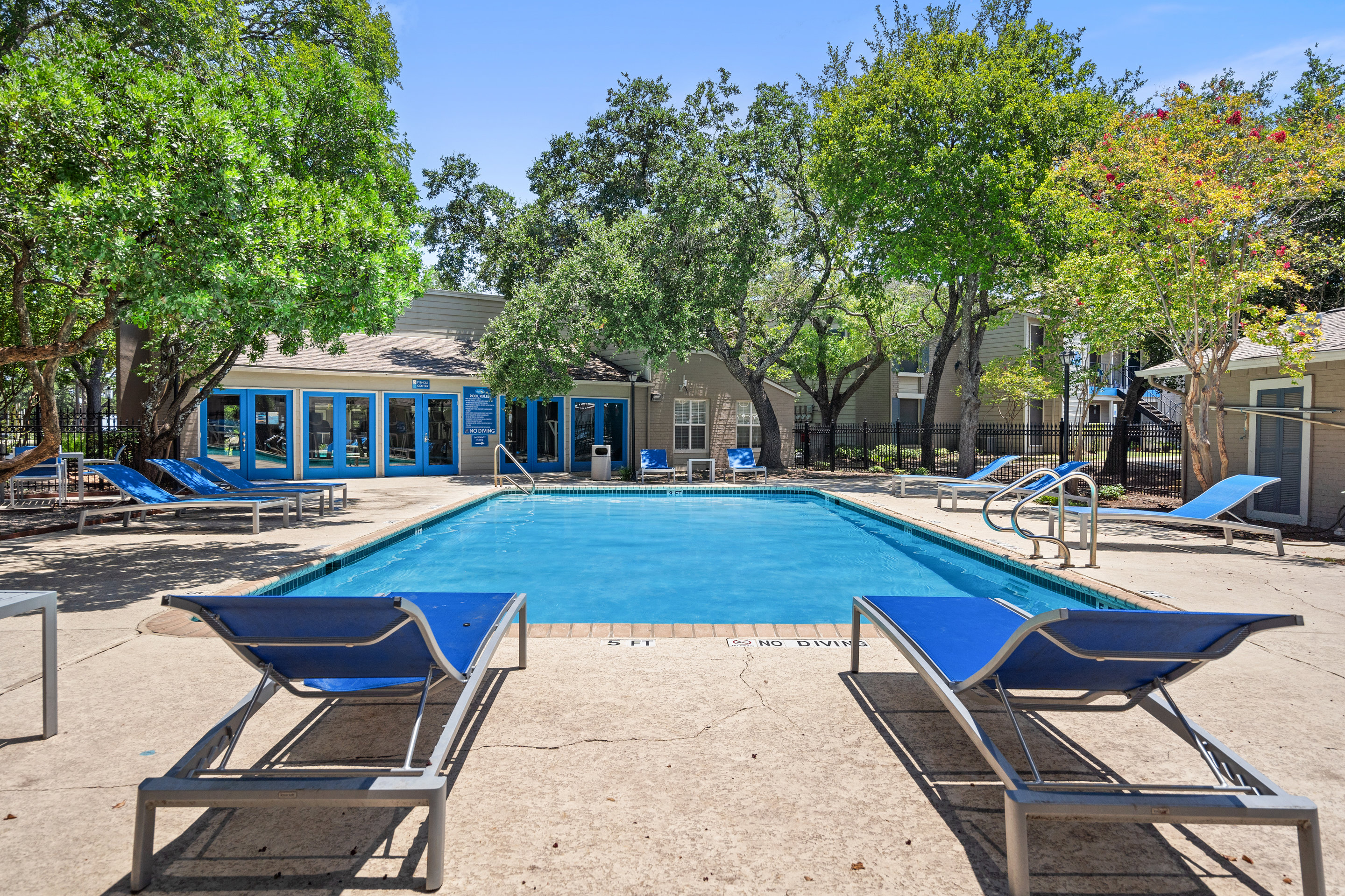 Poolside Sundecks at Sapphire Apartments