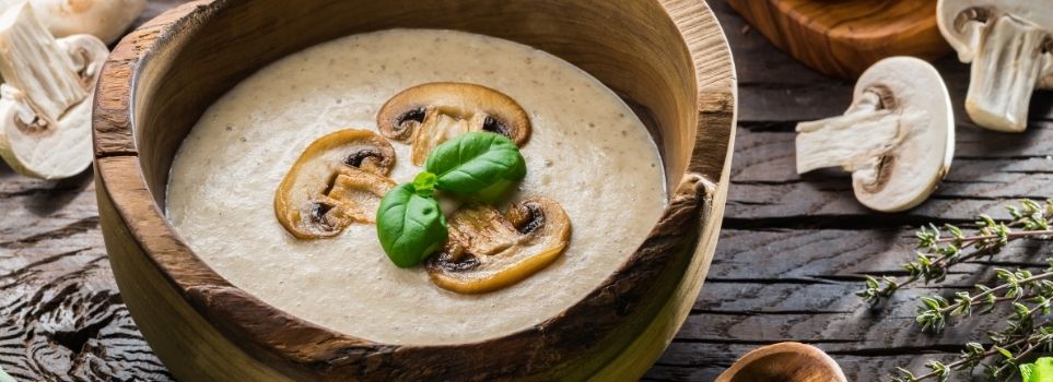 Warm Up on a Cold Day with This Homemade Cream of Mushroom Soup Recipe Cover Photo