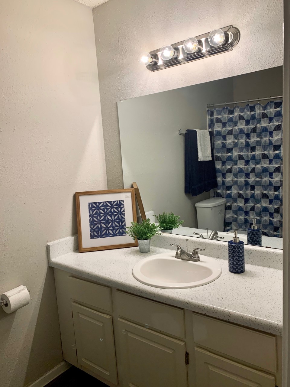 Bathroom Vanity at Sapphire Apartments in San Antonio, TX