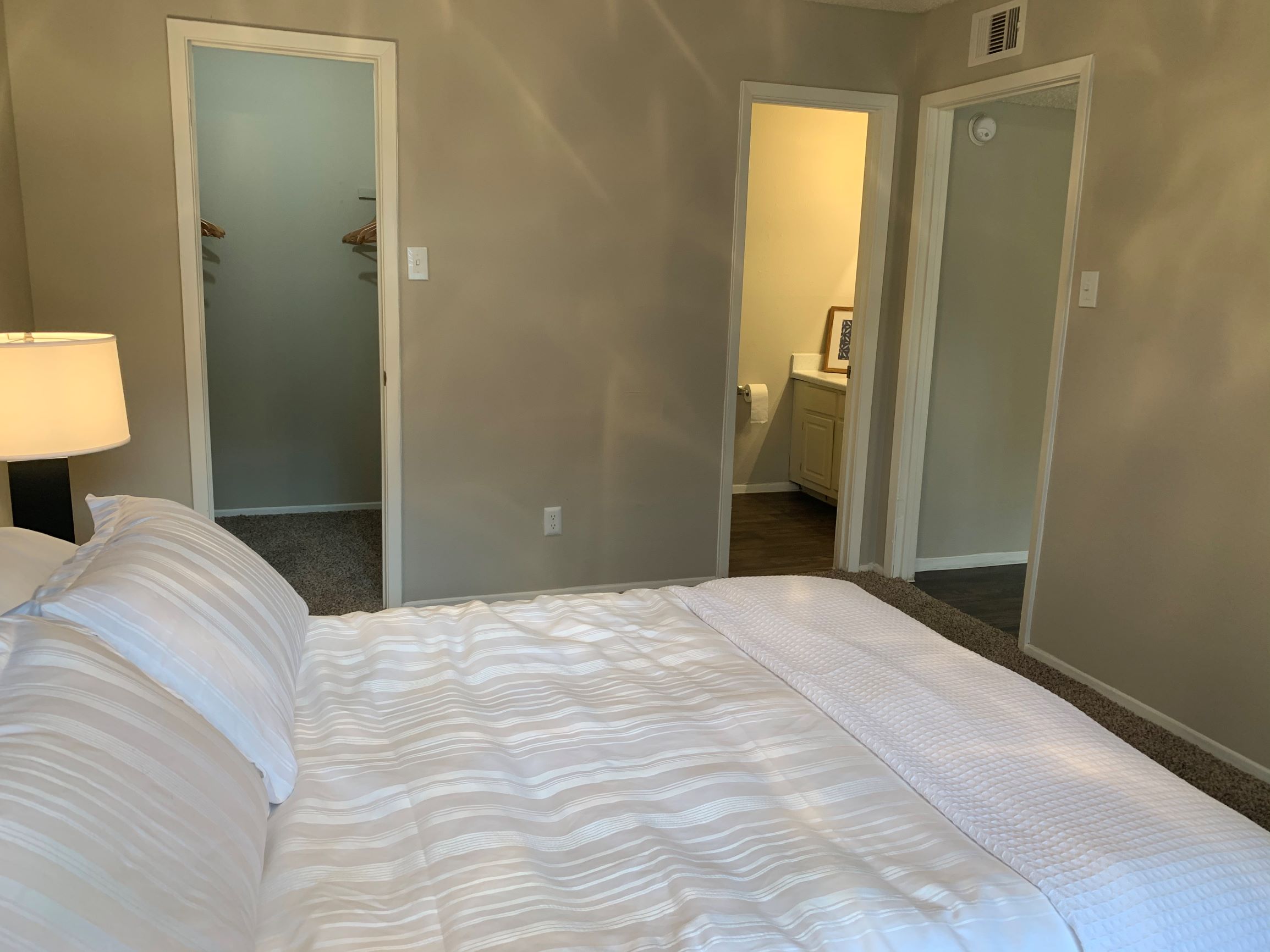 Bedrooms With Built-in Closets at Sapphire Apartments in San Antonio, TX