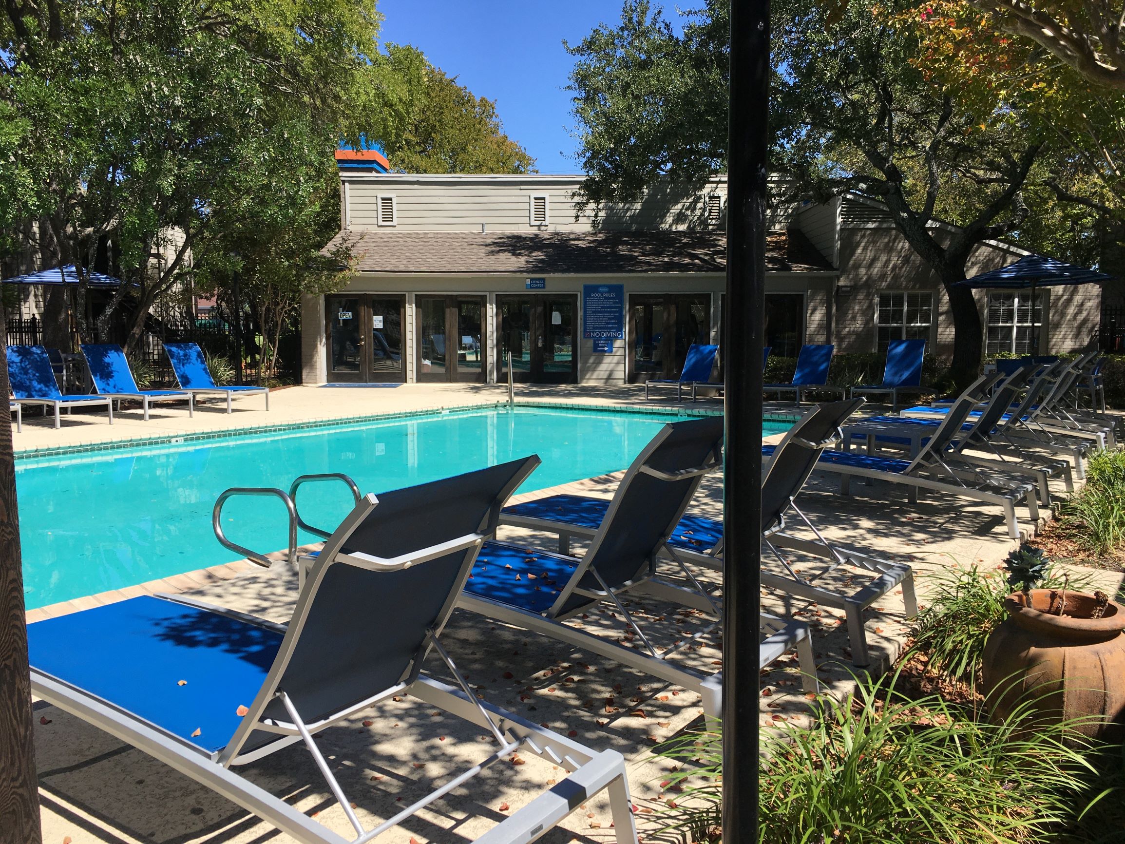 Sparkling Pool at Sapphire Apartments in San Antonio, TX