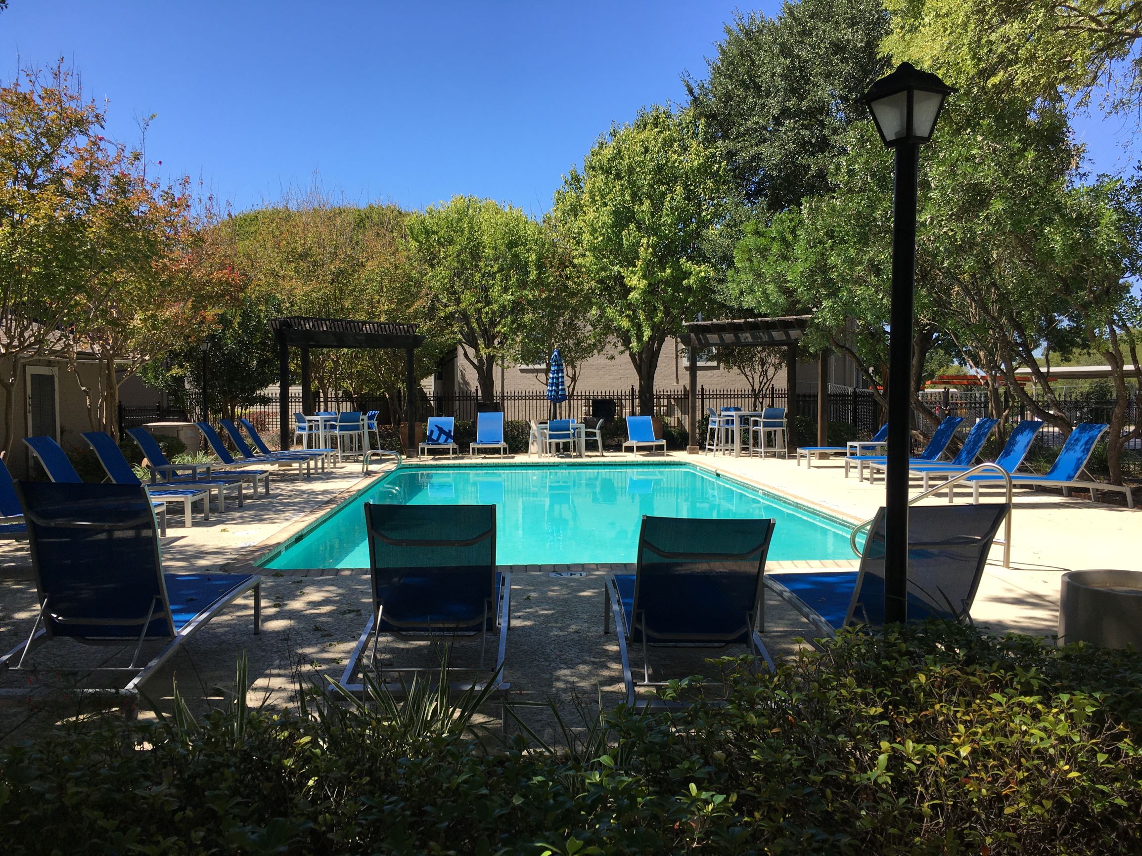 Outdoor Swimming Pool at Sapphire Apartments in San Antonio, TX