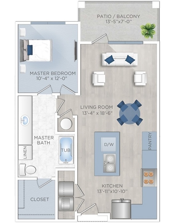 Floor plan layout for A2