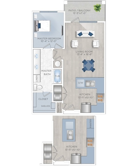 Floor plan layout for A3