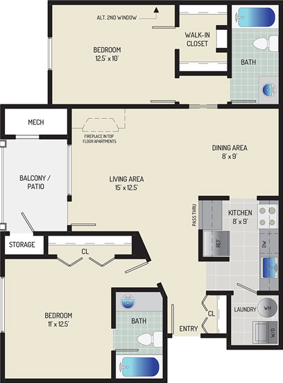 Seneca Club Apartments - Apartment 638040-303-D1