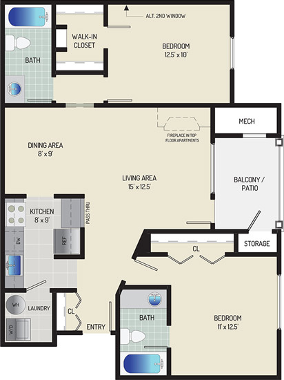 Seneca Club Apartments - Apartment 638016-202-D2