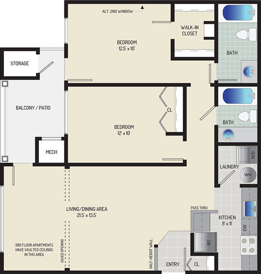 Seneca Club Apartments - Apartment 638045-301-F1