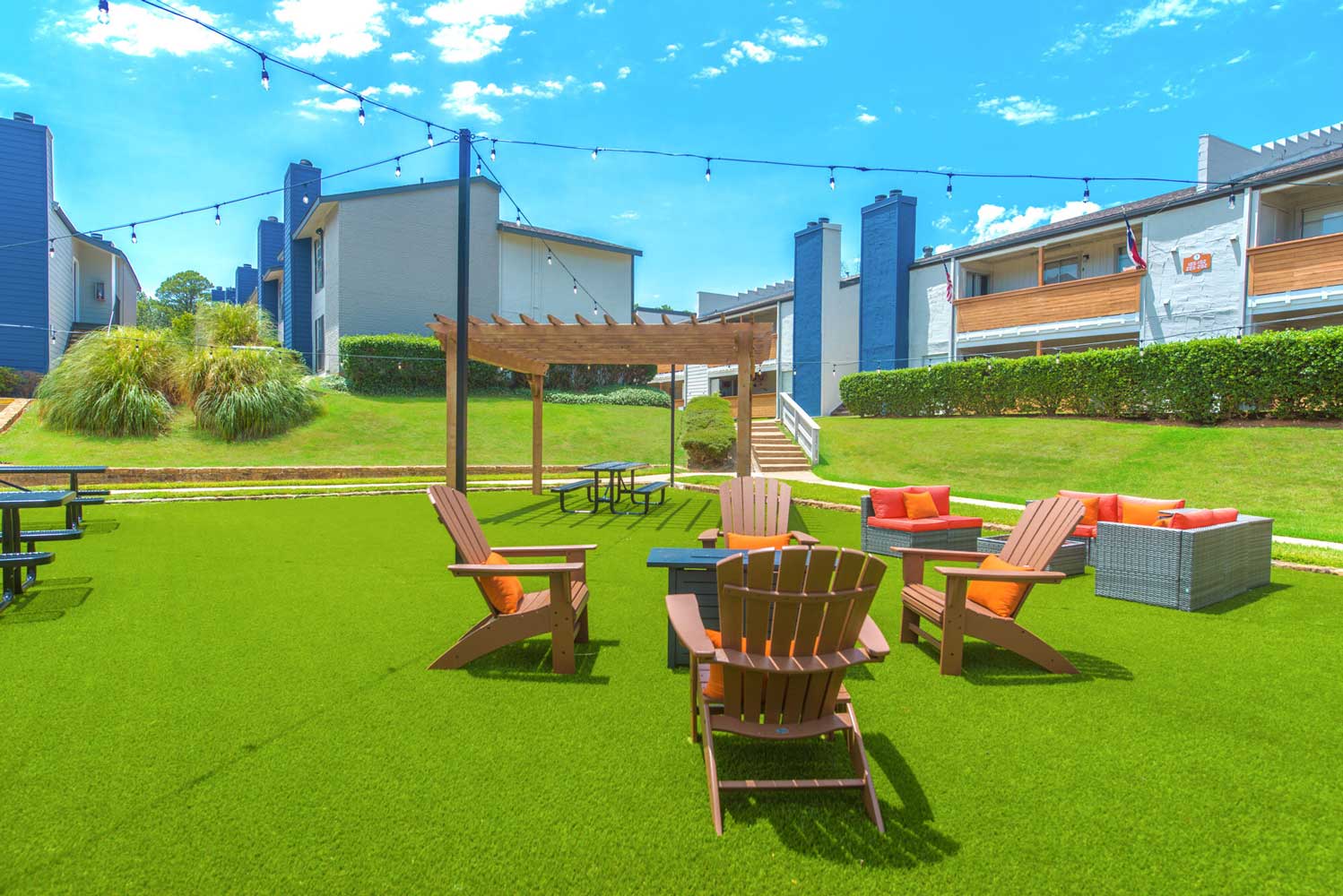 Outdoor Area at The Shelby Apartment Homes