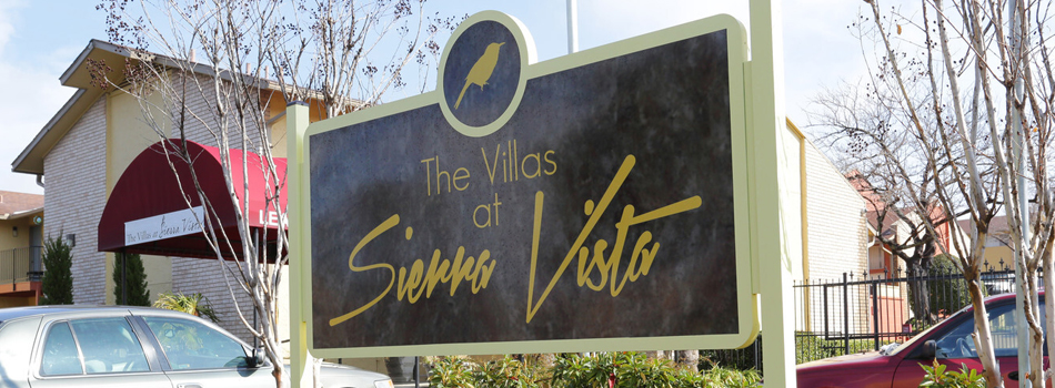 Property Signage at The Villas at Sierra Vista