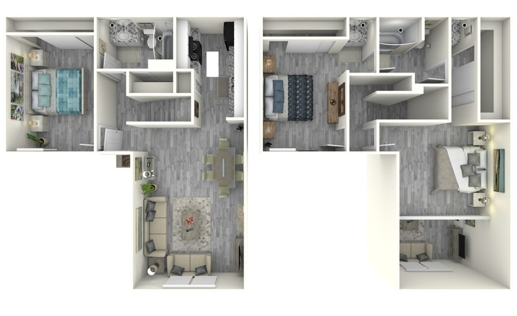 The Villas at Sierra Vista - Floorplan - 3 Bed Townhome
