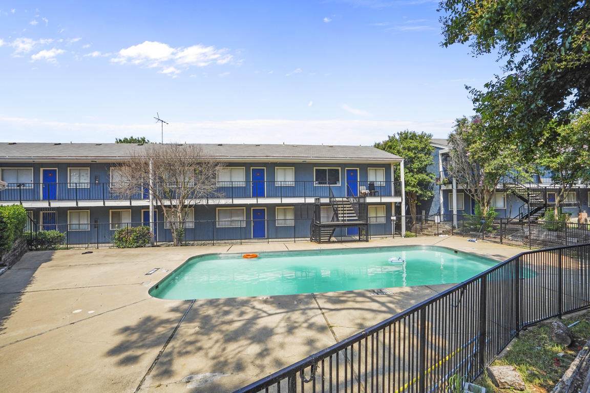 Sparkling Swimming Pool at The Villas at Sierra Vista Apartments in Fort Worth, TX Community