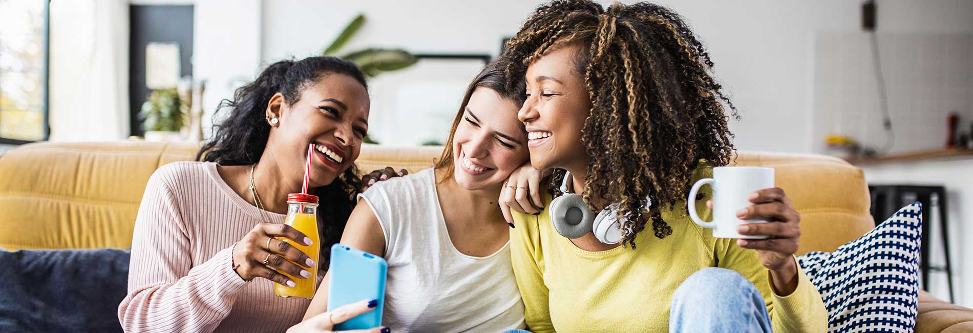 Three Girls Having Fun