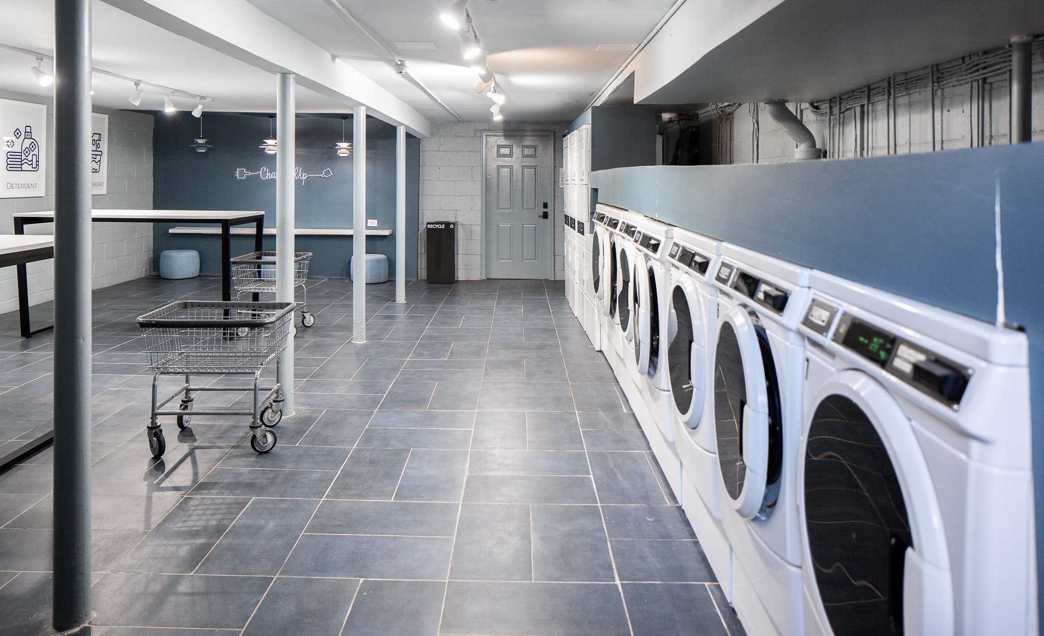 Washing machines at Somerville Gardens Apartments in Somerville, New Jersey