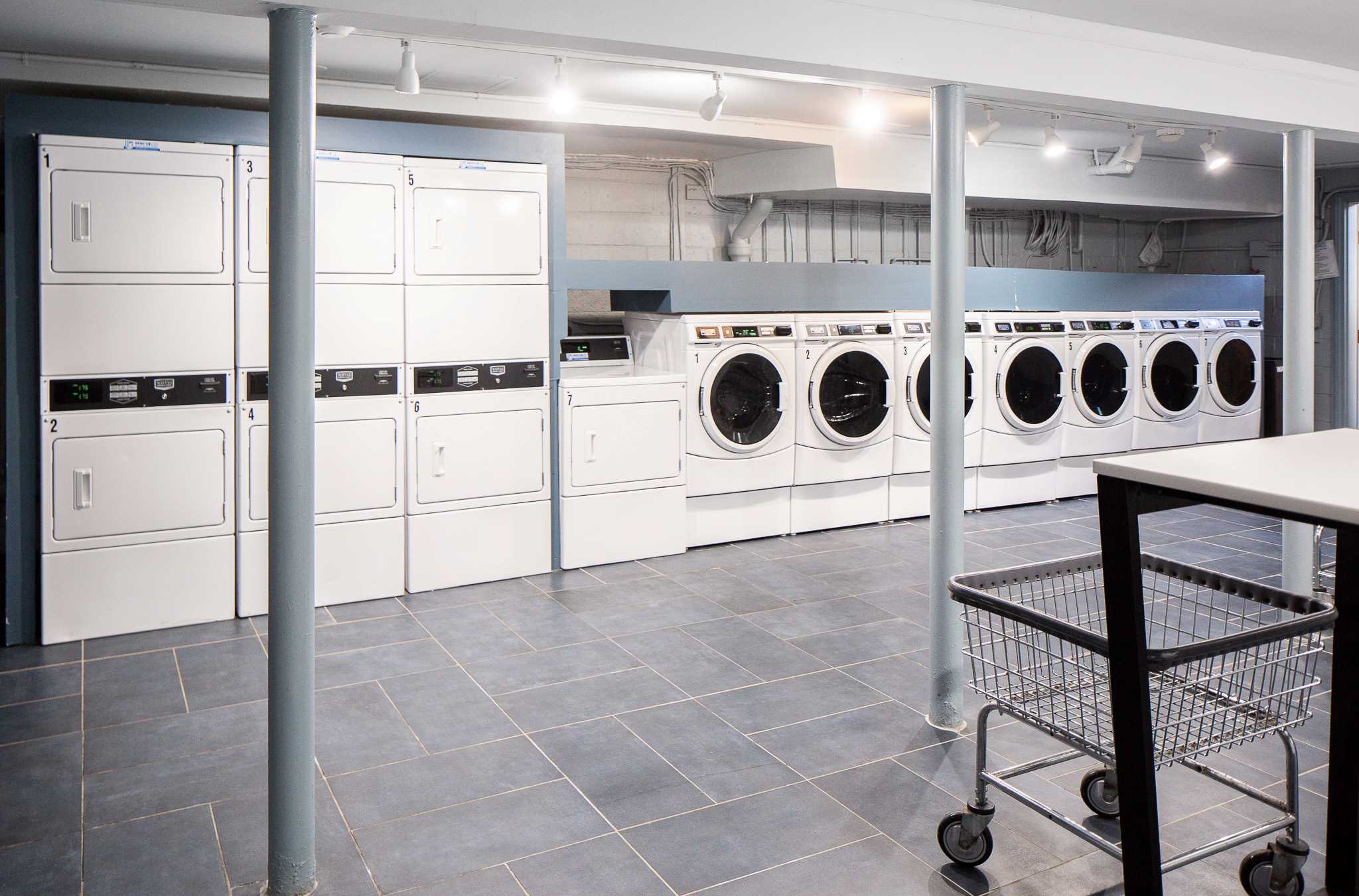 Dryers at Somerville Gardens Apartments in Somerville, New Jersey