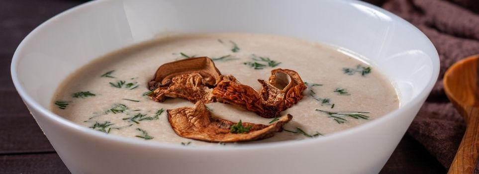 Skip the Canned Stuff and Make This Delicious Cream of Mushroom Soup Right at Home!  Cover Photo