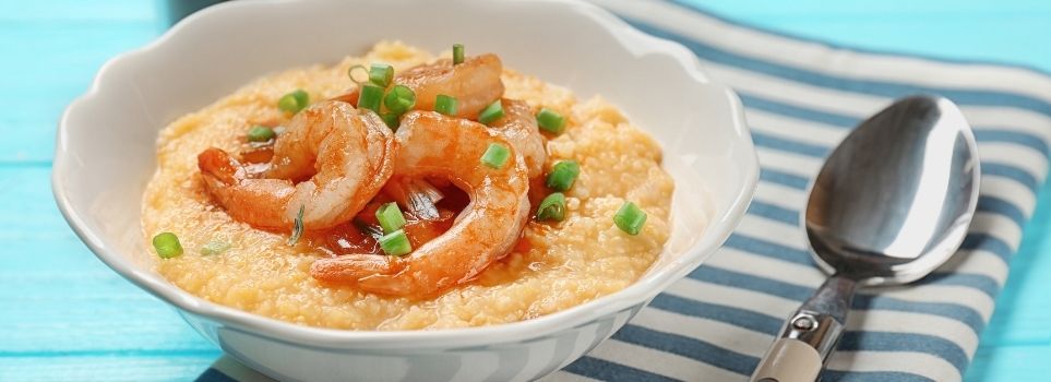 Skip the Pancakes and Spring for This Incredible Shrimp and Grits Recipe, Instead  Cover Photo