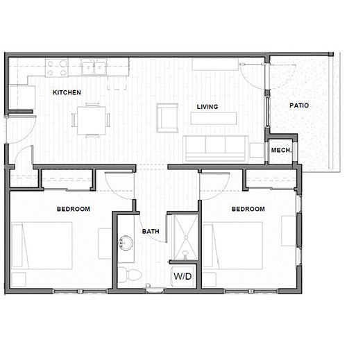 Informative Picture of 2 Bedrooms Cottage