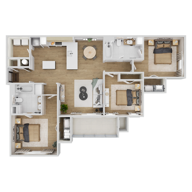 Esplanade at Stonebridge Village Apartments - Floorplan - C1