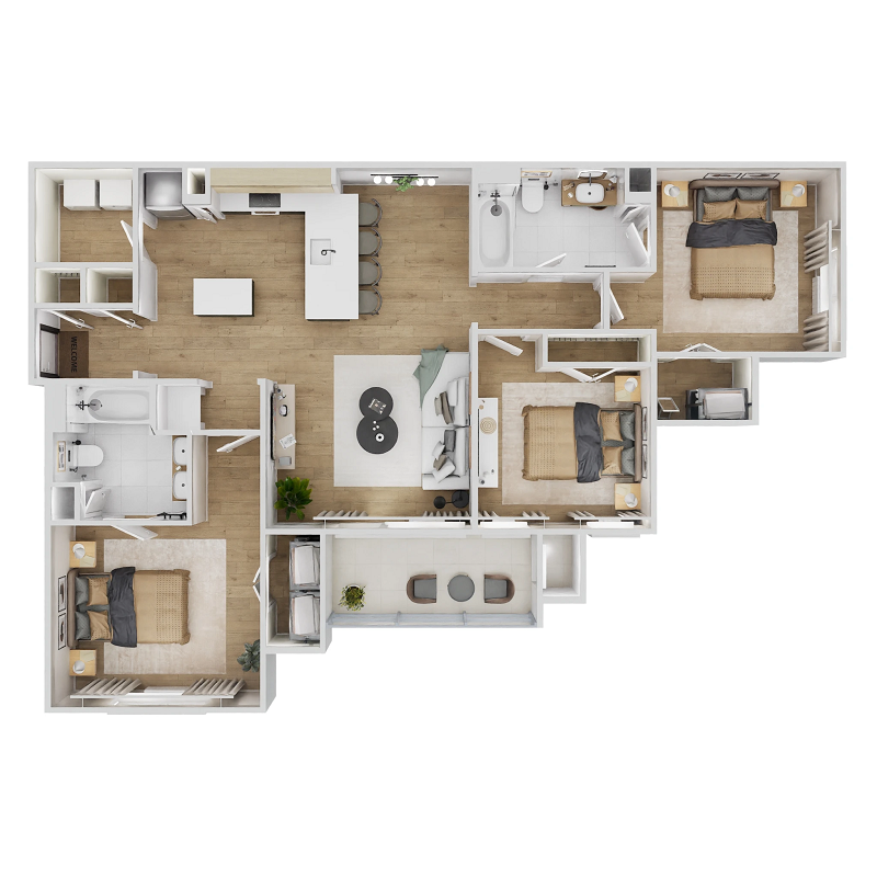 Esplanade at Stonebridge Village Apartments - Floorplan - C1SR