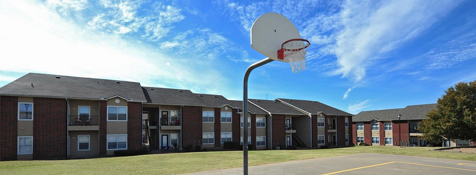 Basketball Ring in the Stonebrook Village Basketball Court