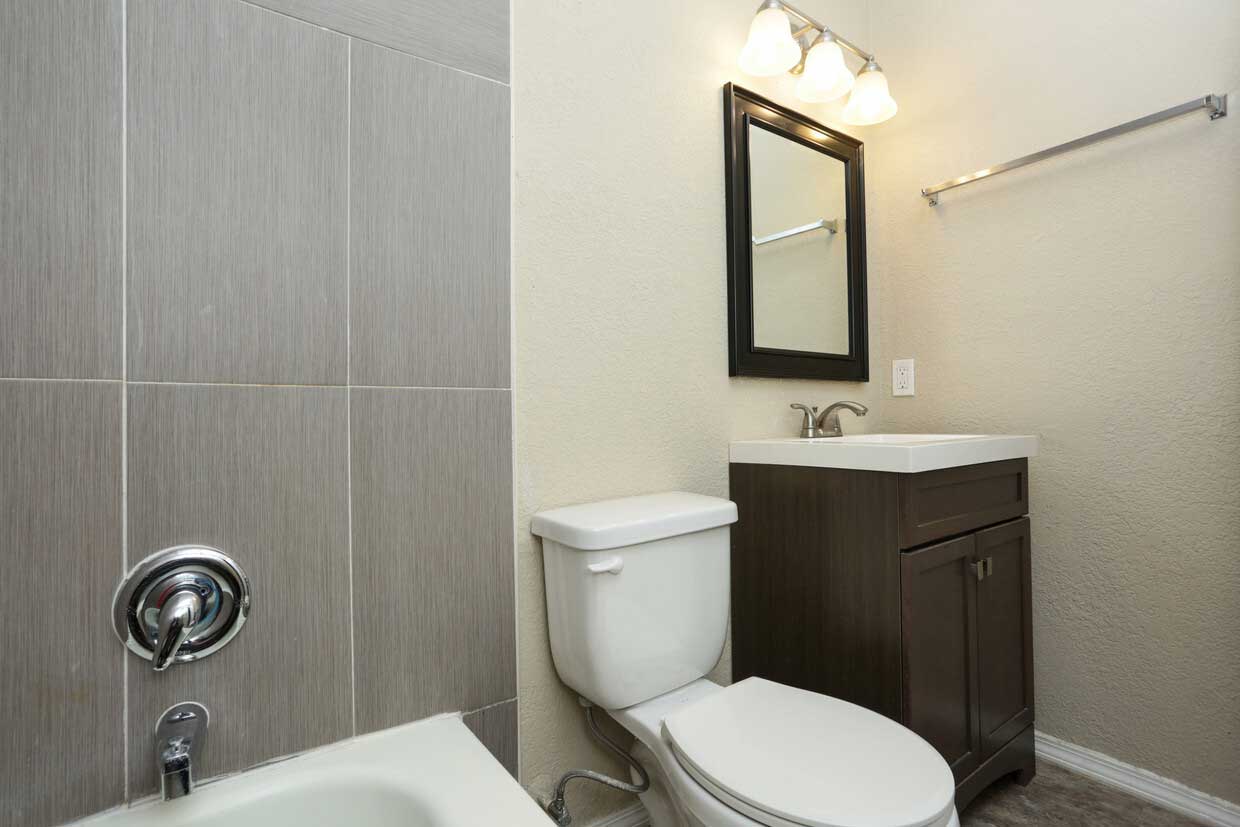 Bathroom Vanity at Sungate Apartments in San Antonio, Texas