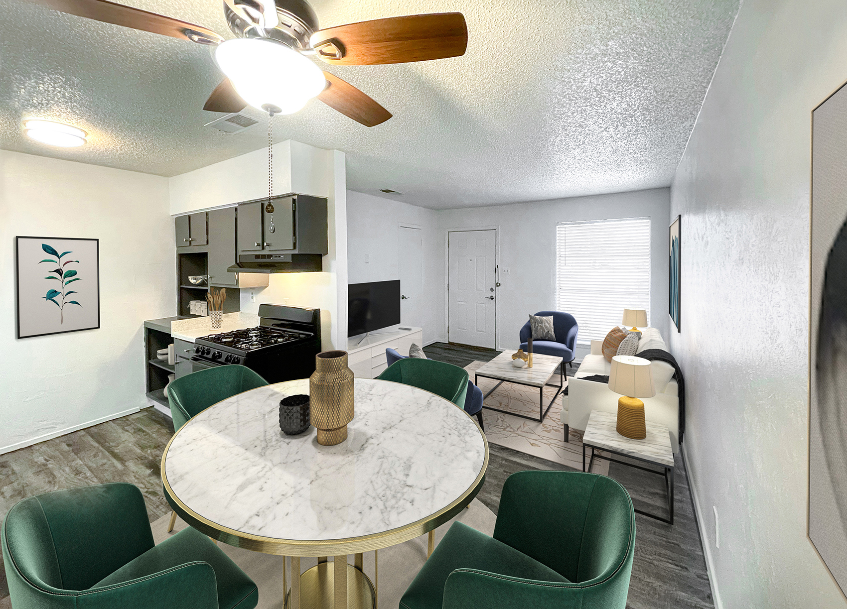 Sunscape Apartments Living & Dining Room Interior