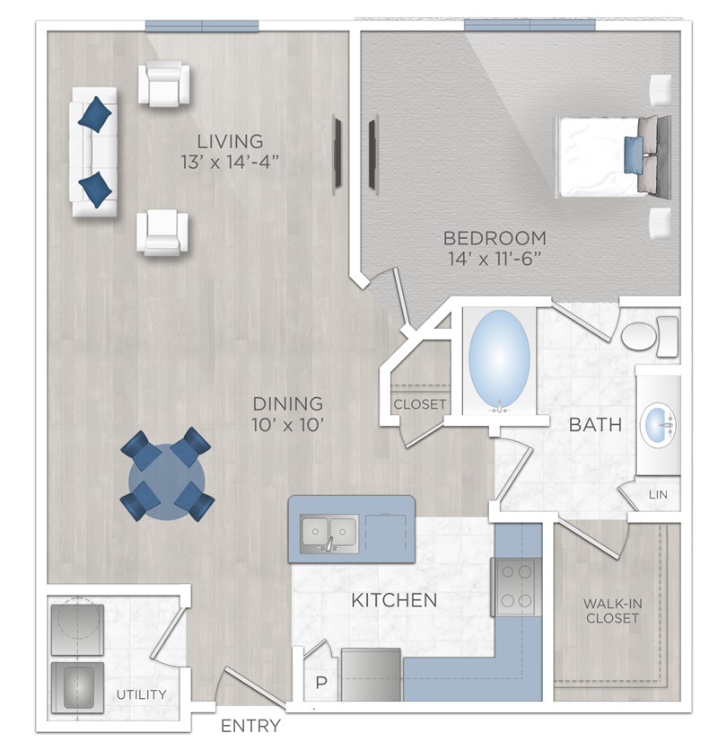 Floor plan layout for A3