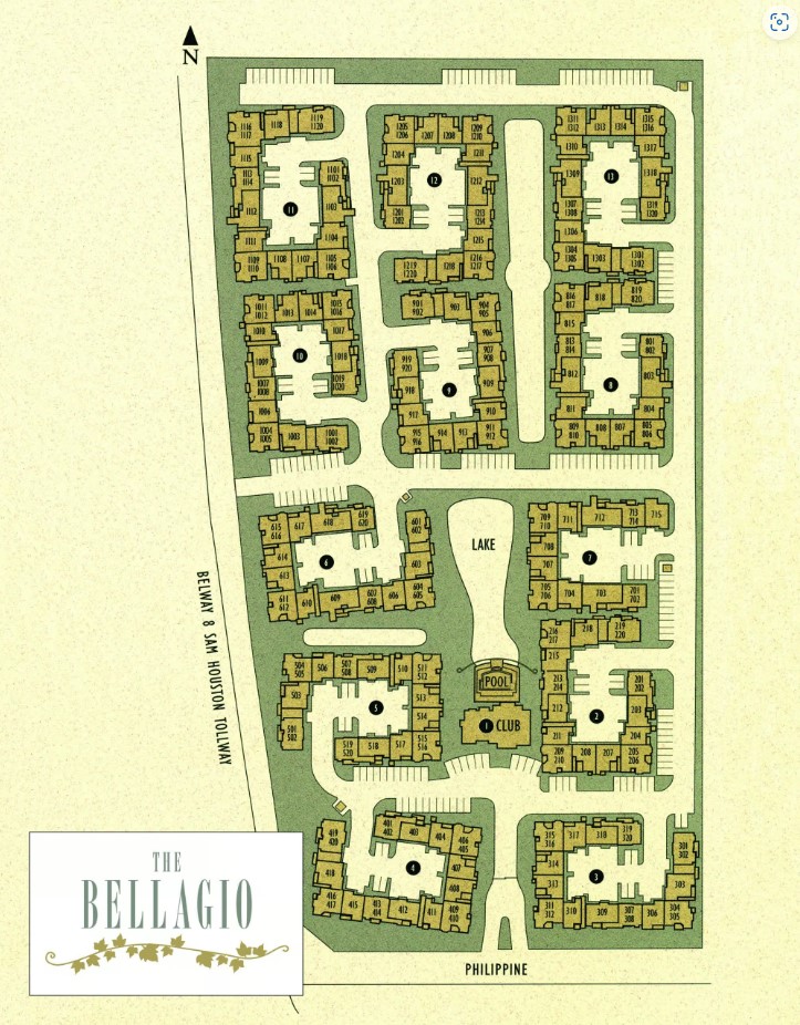 The Bellagio Site Plan