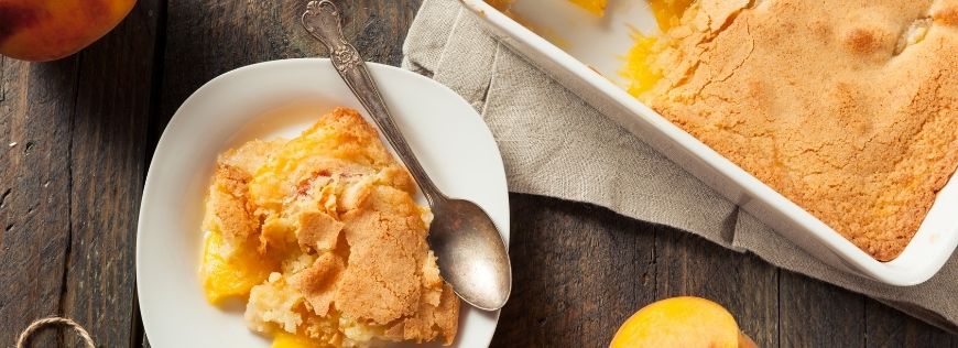 Looking for the Ideal Summertime Dessert? This Southern Peach Cobbler Recipe Is It!  Cover Photo