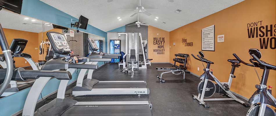 Fitness Center at The Edge Apartments Homes