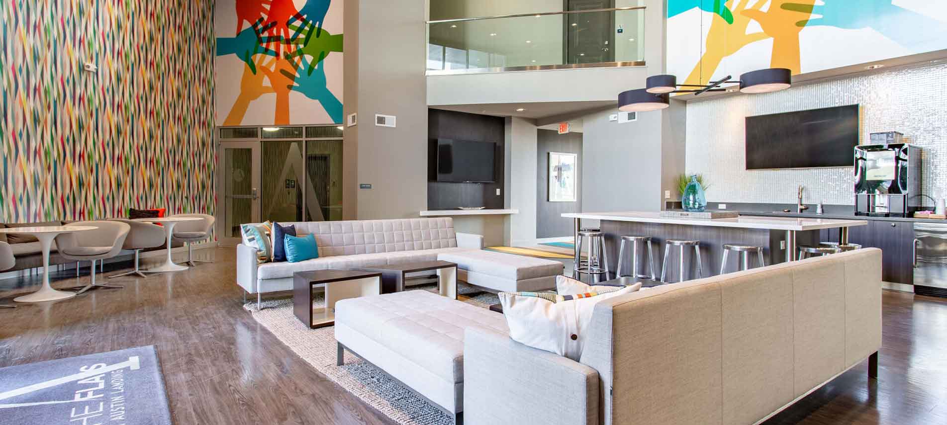 Clubhouse Lounge with Shared Kitchen