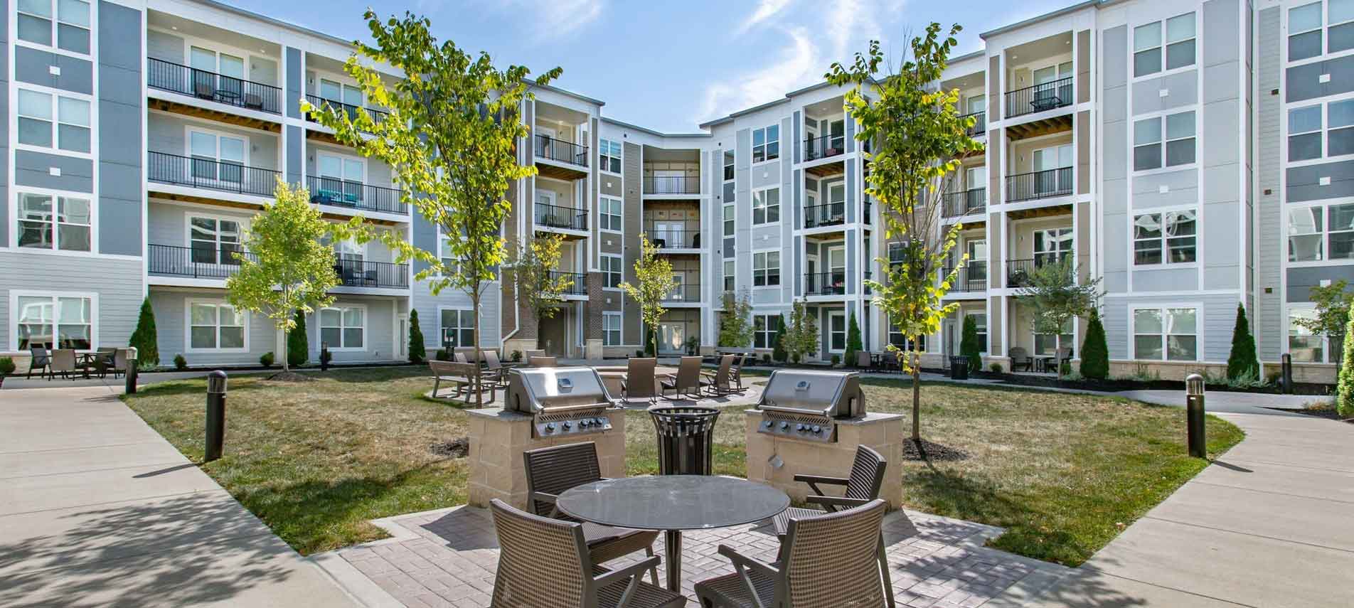 Outdoor Seating Area and Grilling Station