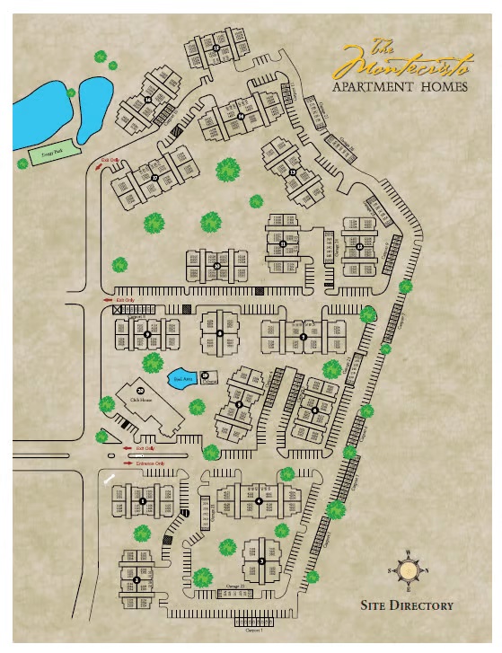 The Montecristo Apartments Site Plan