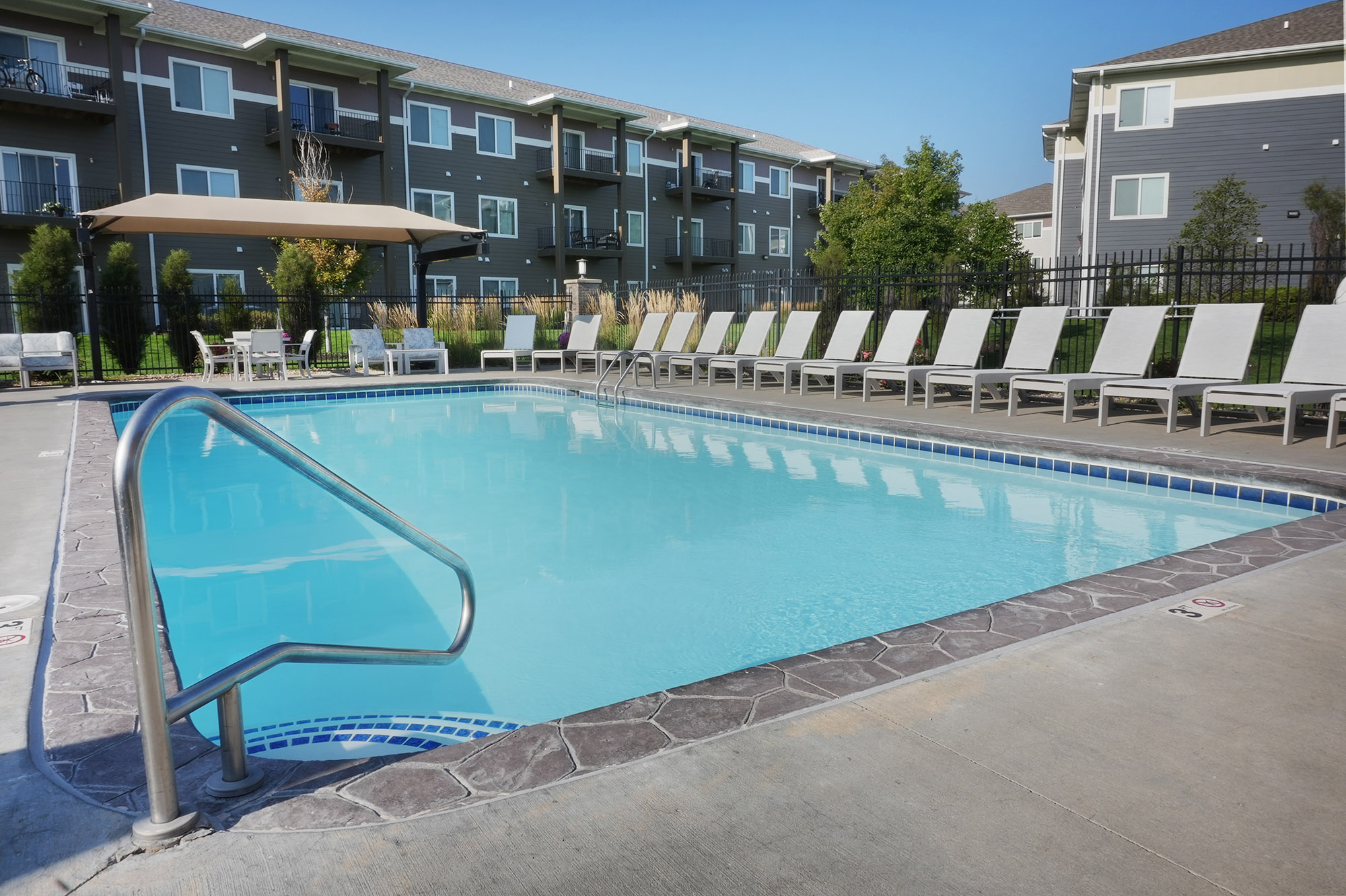 Swimming Pool with Sundeck and Cabana