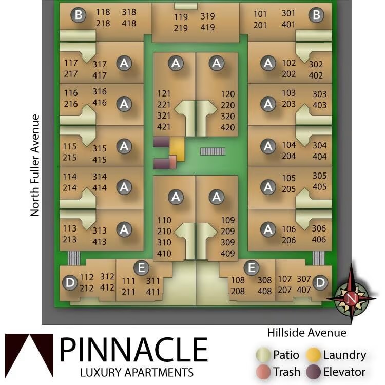 The Pinnacle Site Plan