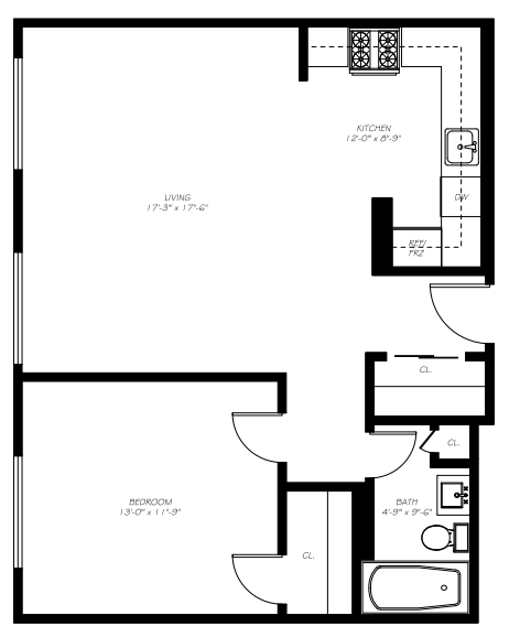 The Warehouse - Floorplan - B1