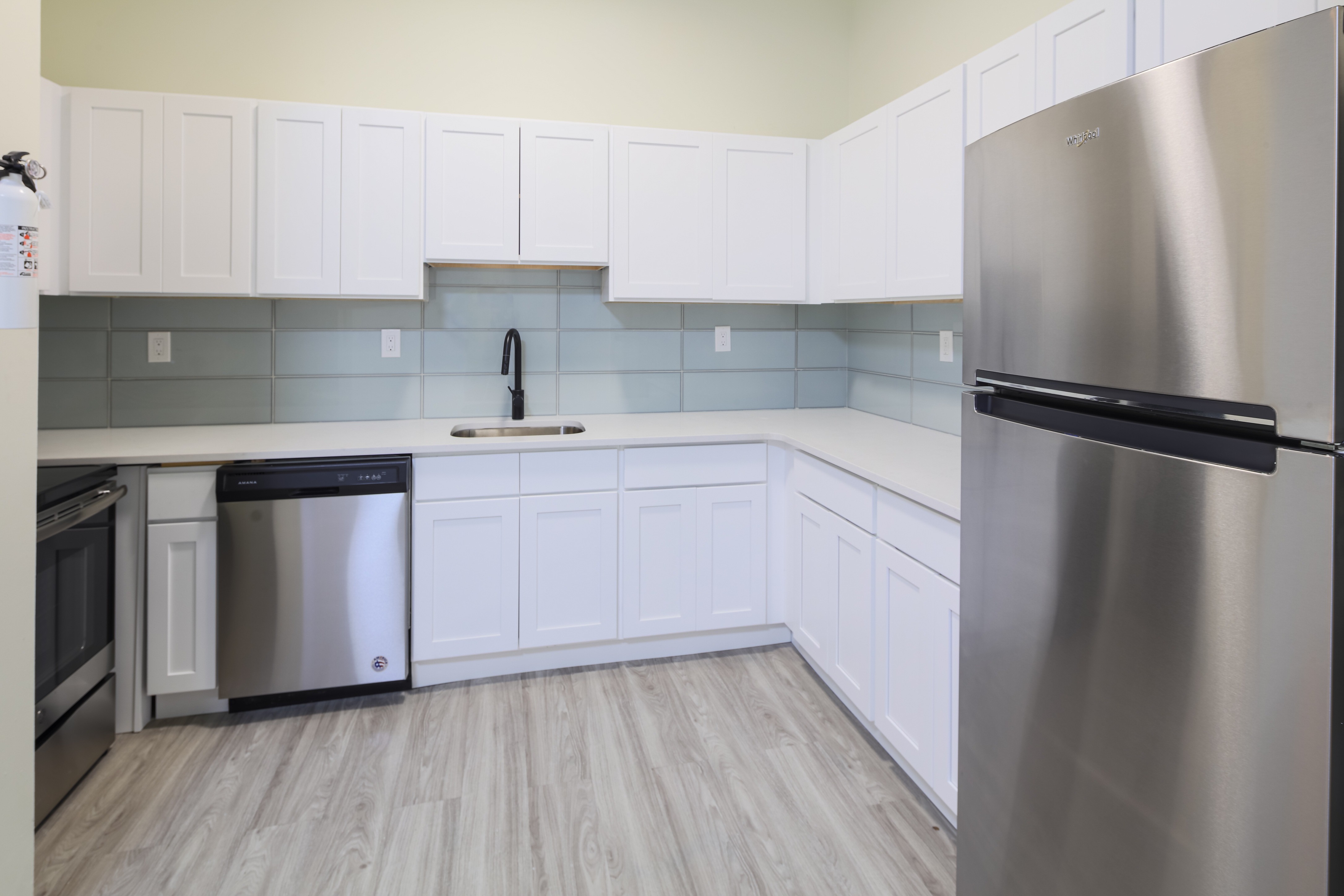 Fully Equipped Kitchen at The Warehouse Apartments in Somerville, New Jersey