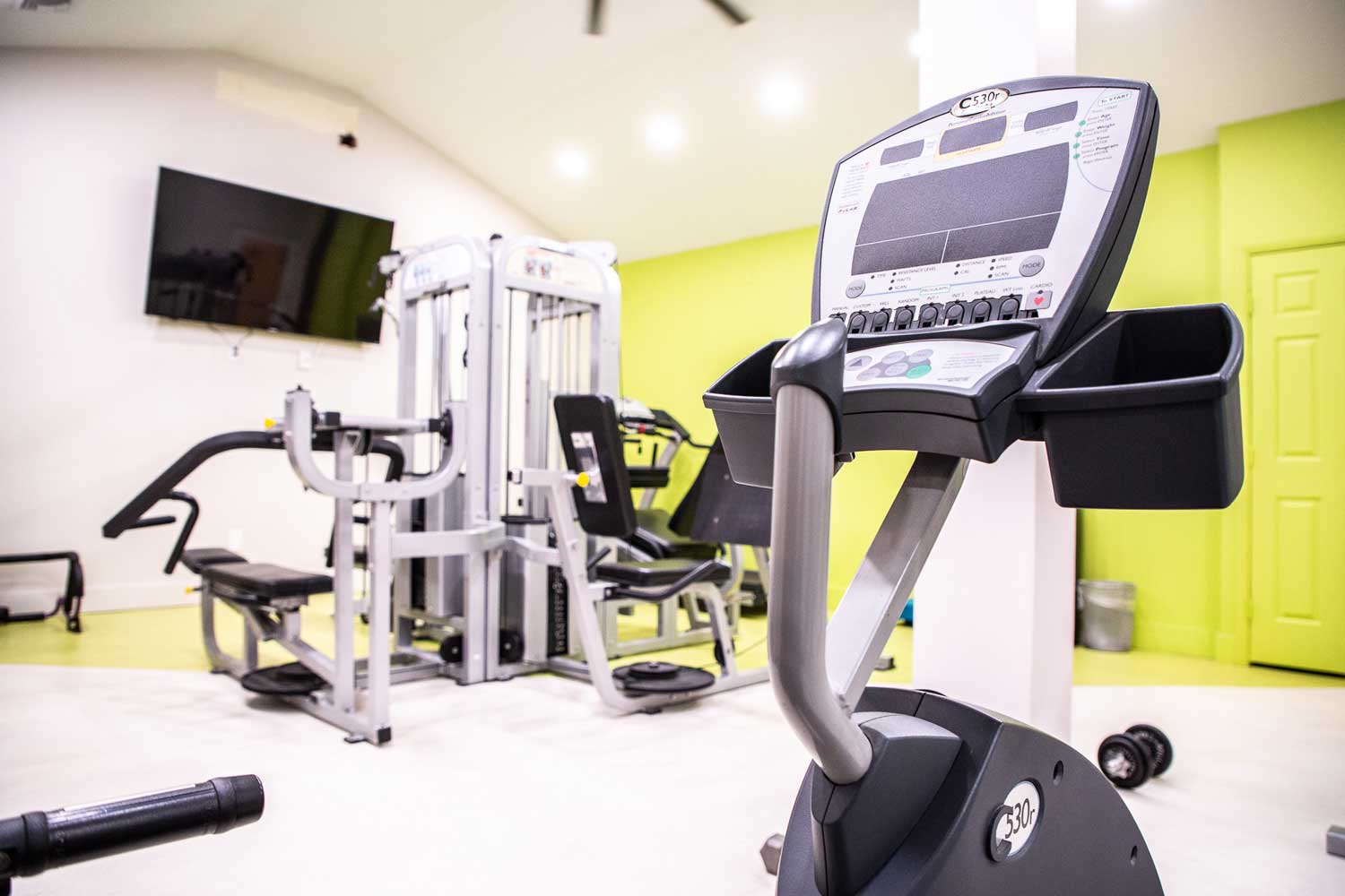 Fitness Center at The Warehouse Apartments in Somerville, New Jersey