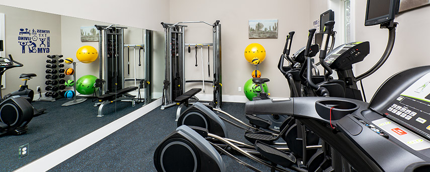 Fitness Center at The Westport Apartments
