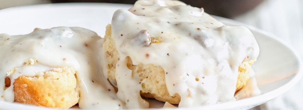 With This Easy-Peasy Recipe, You Will Have From-Scratch Biscuits and Gravy in No Time! Cover Photo