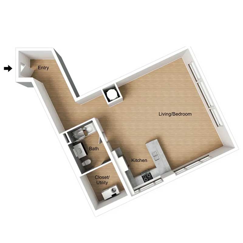 Floor plan layout for S5